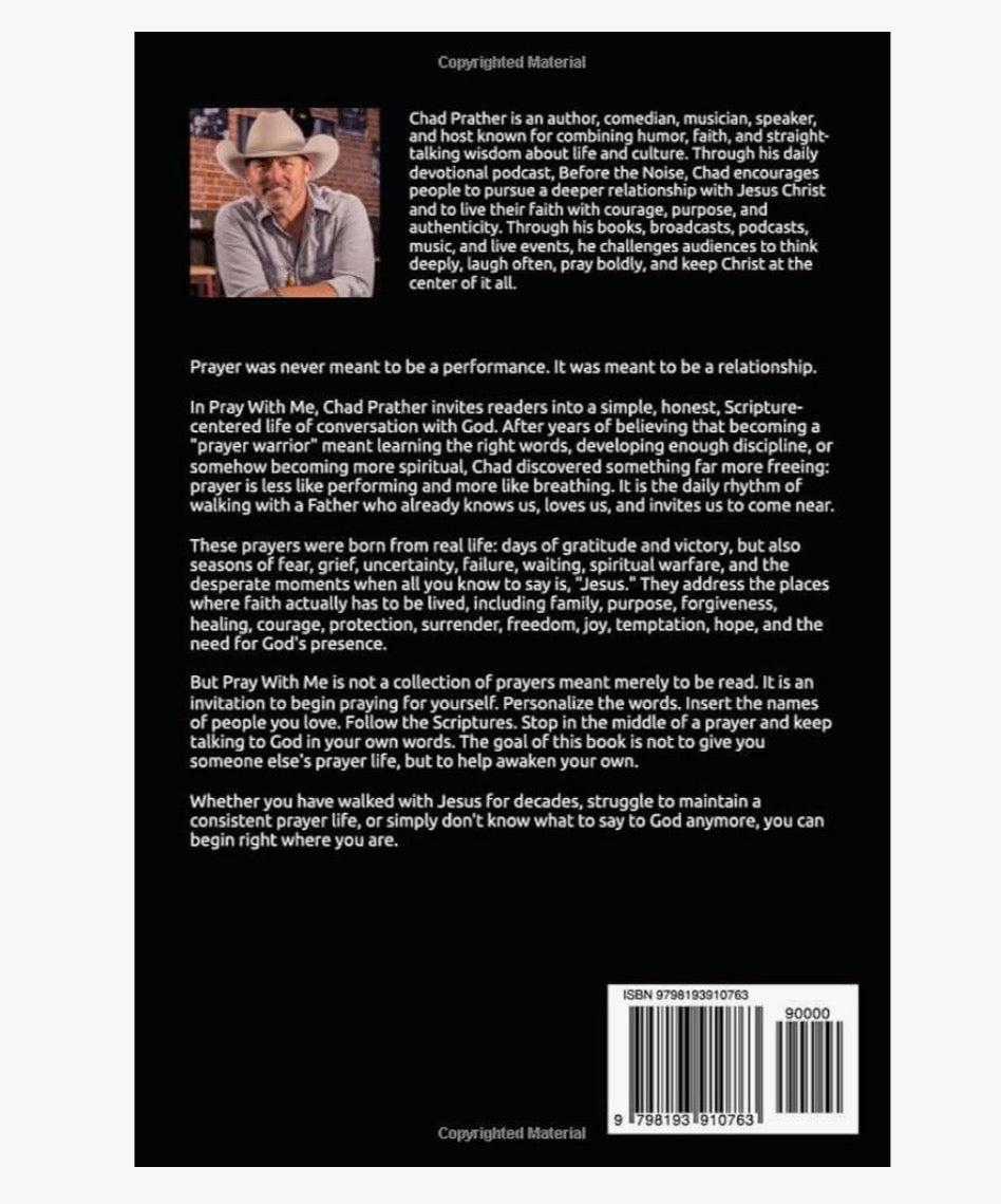 PRAY WITH ME - Autographed Copy